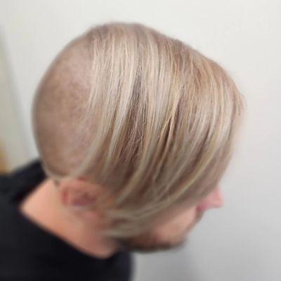 To keep my hair easy and smooth we did a Brazilian Blowout. Makes the whole cut and color just perfect.