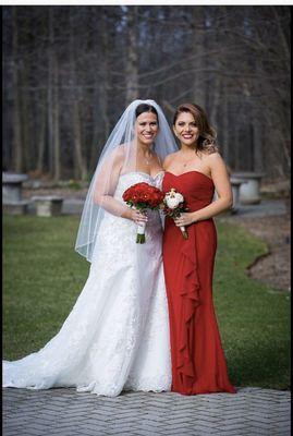 Our stunning bride, and bridesmaid in our signature rapid formula