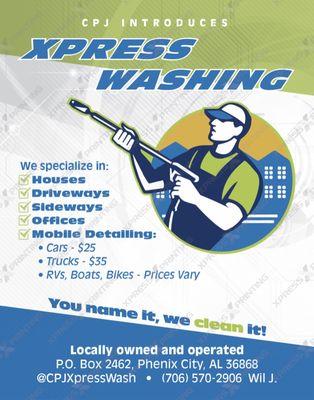 CPJ Xpress Wash