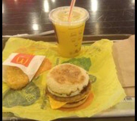 My stale sausage McMuffin