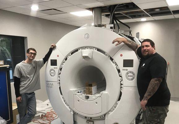 Just finished wiring MRI for local medical facility!