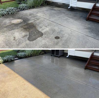 Check out how we restored this DIRTY patio!