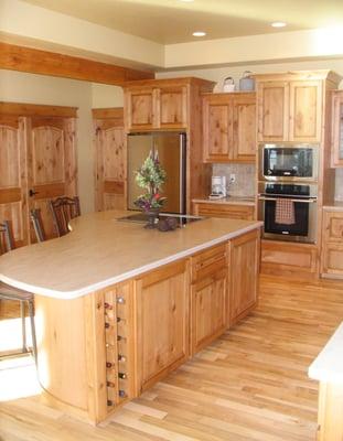 Knotty Alder kitchen