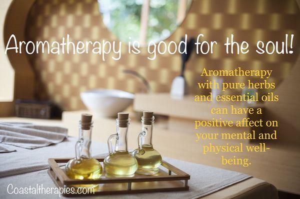 Try a custom blended aromatherapy massage today!