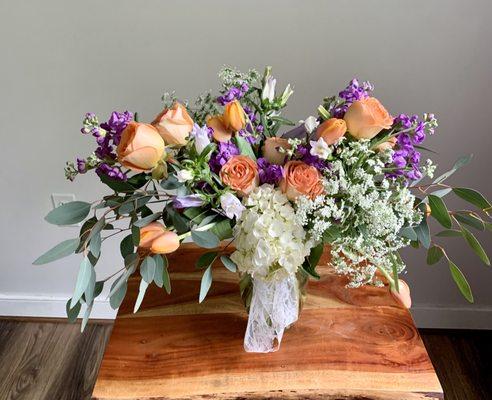 Fresh flower arrangement