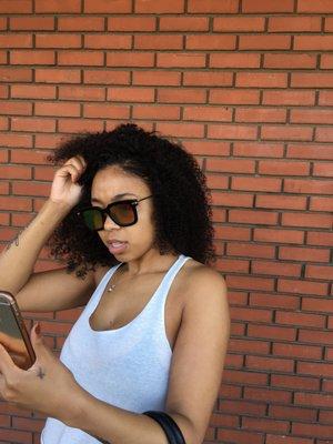 natural full weave with closure