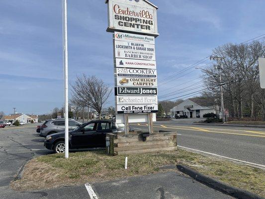 Signs up almost ready to open