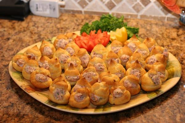 Ham Salad Puffs