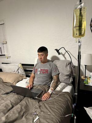 IV Immunity Boost after a long and stressful week for this hard working client