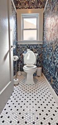 Mosaic Tile Floor in West Portal district, San Francisco.