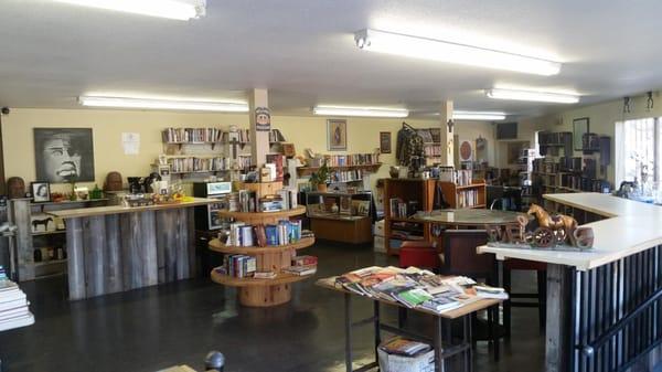 Inside of Palabra Bookstore