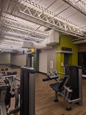 Aerobics class and additional mats