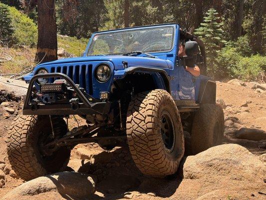 Jeep TJ build on Deer Valley Trail.