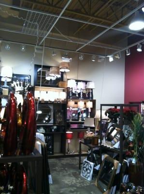 More light fixtures and more space to walk around