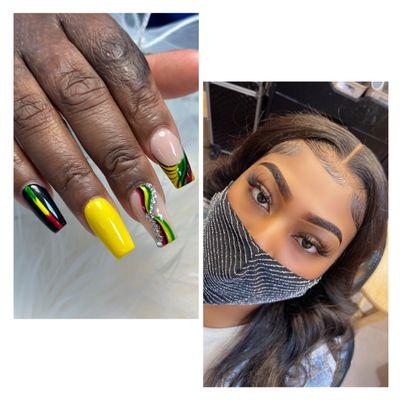 Nails by David
Brows Tinting by Kaylee