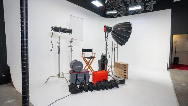Cyclorama wall in North Hollywood with production rentals