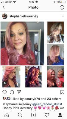 So may different pink styles!