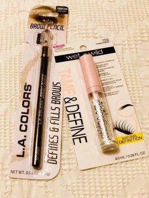 Didn't care for the pencil but the brow gel was just ok