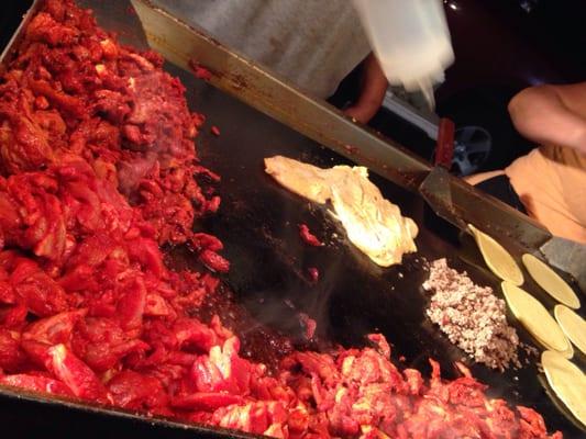 Outside Trailer Grill. Cooked Fresh in front of you!