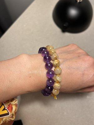 Got some bracelets there, they look nice to me.