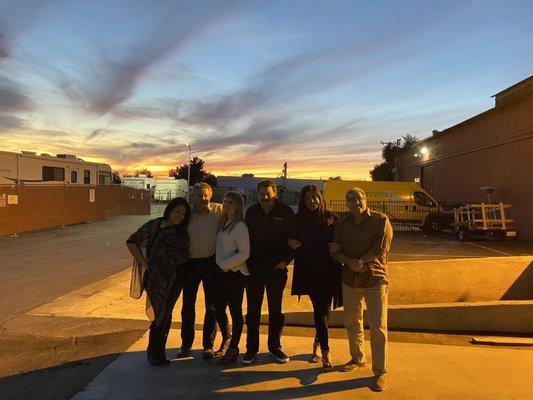 Beautiful Cucamonga Sunset with Friends and New Friends!