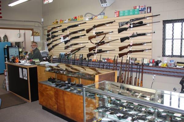 A preview of the inside of shooters supply.