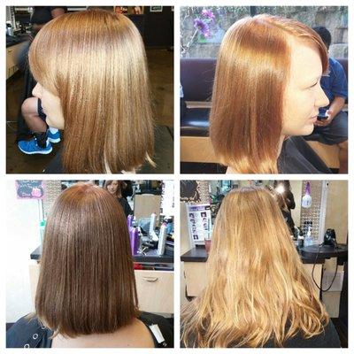 Cut & colored high lights by Dija...