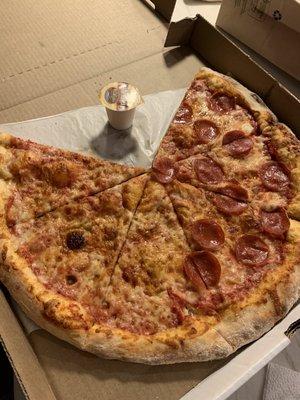 Half Pepperoni Pizza