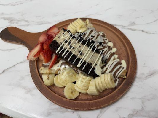 $16.98- Oreo cake crepe 10/10 It's wonderfully sweet.