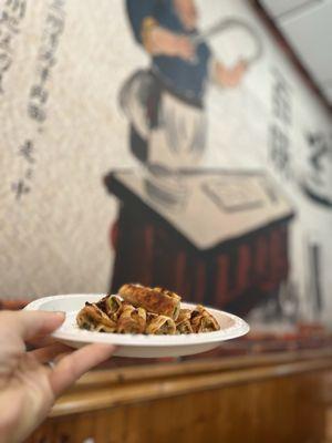 106.Fried Pork & Chive Dumplings(10)