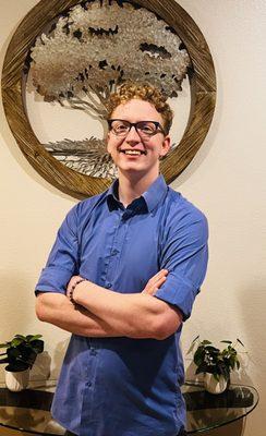 Jordan DeHarty, Owner and Lead Massage Therapist.