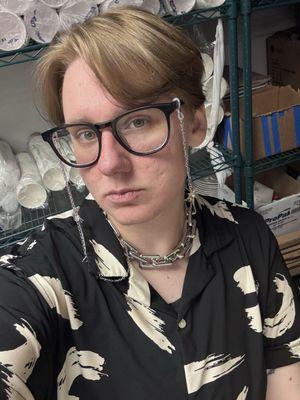 Me after my hair cut has grown out a little, still looks great.