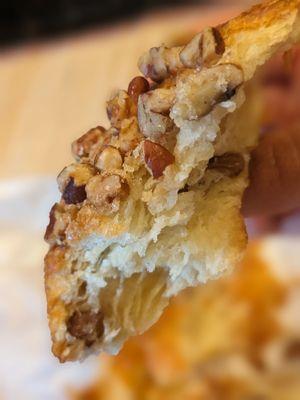 Rooster comb - almond danish w pecans