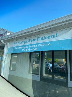 Outside, accepting new patients!