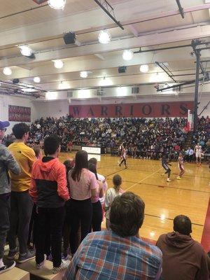 High School basketball game