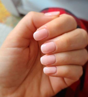 No chip ombre by Lisa in the morning light