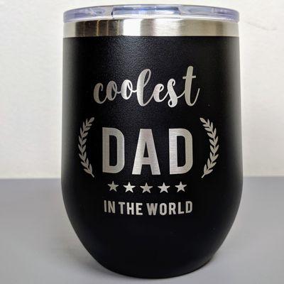 Personalized stainless steel tumbler