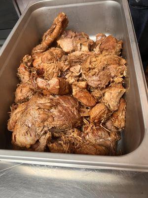 Cárnitas recién hechas!