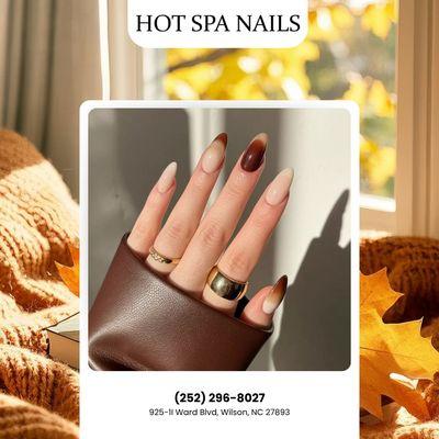 (252) 296-8027
925-1I Ward Blvd, Wilson, NC 27893
#HotSpaNails #nails #nailart #nailsofinstagram #WilsonNC