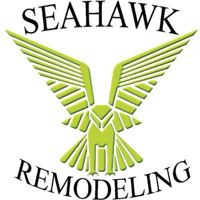 Seahawk Remodeling's logo is a green Osprey with basic lettering. This logo was created in 2012.