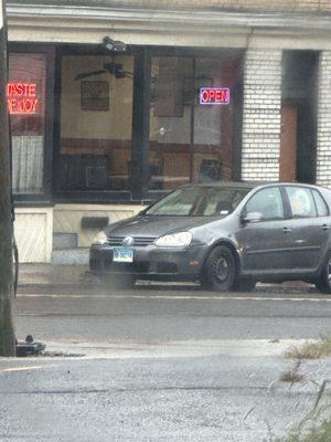 Front of store