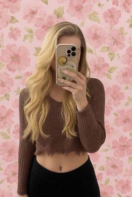 Blonde hair dyed by salon Monaco