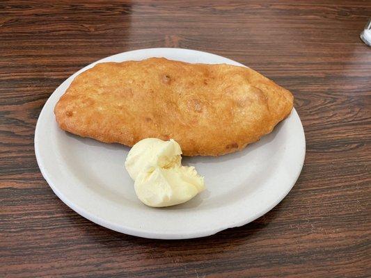 Scone with honey butter