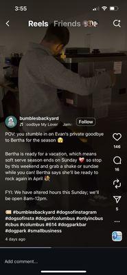 Mock funeral for ice cream machine