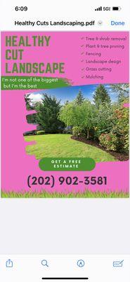 Healthy Cuts Landscaping