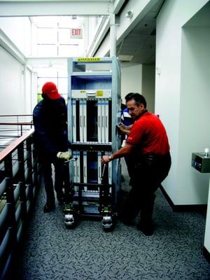 Experts in moving high value products, electronics, medical, lab, aerospace, and specialty instruments. Inside pick-up service