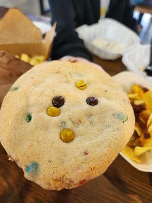 M and M cookie