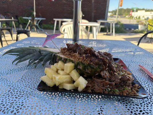 Pineapple Fried Rice Lunch Special with Bulgogi Beef