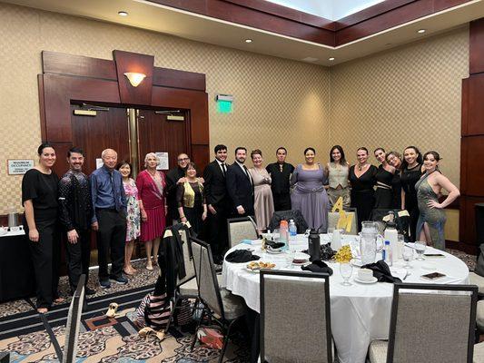 Team AMBH at the 2023 team spirit showcase