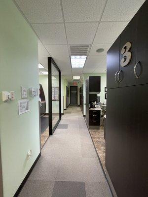 Hallway to Exam Rooms